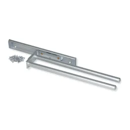 Porte-serviettes coulissant à 2 bras ARNOLD 310 mm / Aluminium