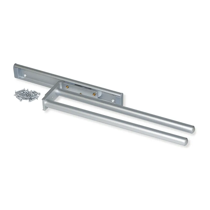 Porte-serviettes coulissant à 2 bras ARNOLD 310 mm / Aluminium