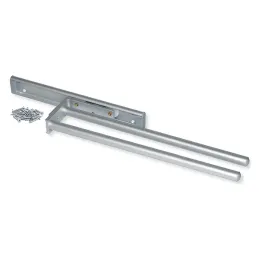 Porte-serviettes coulissant à 2 bras ARNOLD 440 mm / Aluminium