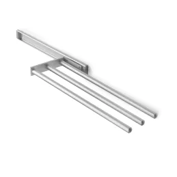 Porte-serviettes coulissant à 3 bras ARNOLD 440 mm / Aluminium