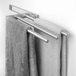 Porte-serviettes coulissant à 3 bras ARNOLD 440 mm / Aluminium