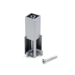 Support d’angle pour barre de penderie LUXE / Aluminium