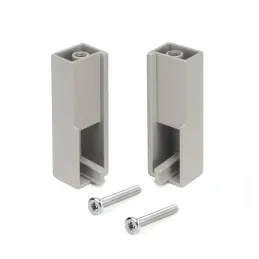 Ensemble d’embouts pour tringle de penderie LUXE – montage supérieur / Beige