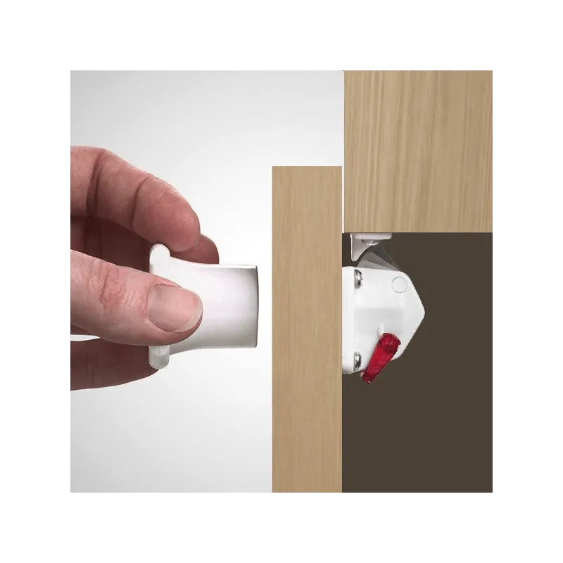 Serrure de sécurité magnétique – 2 pièces REVALOCK / Blanc