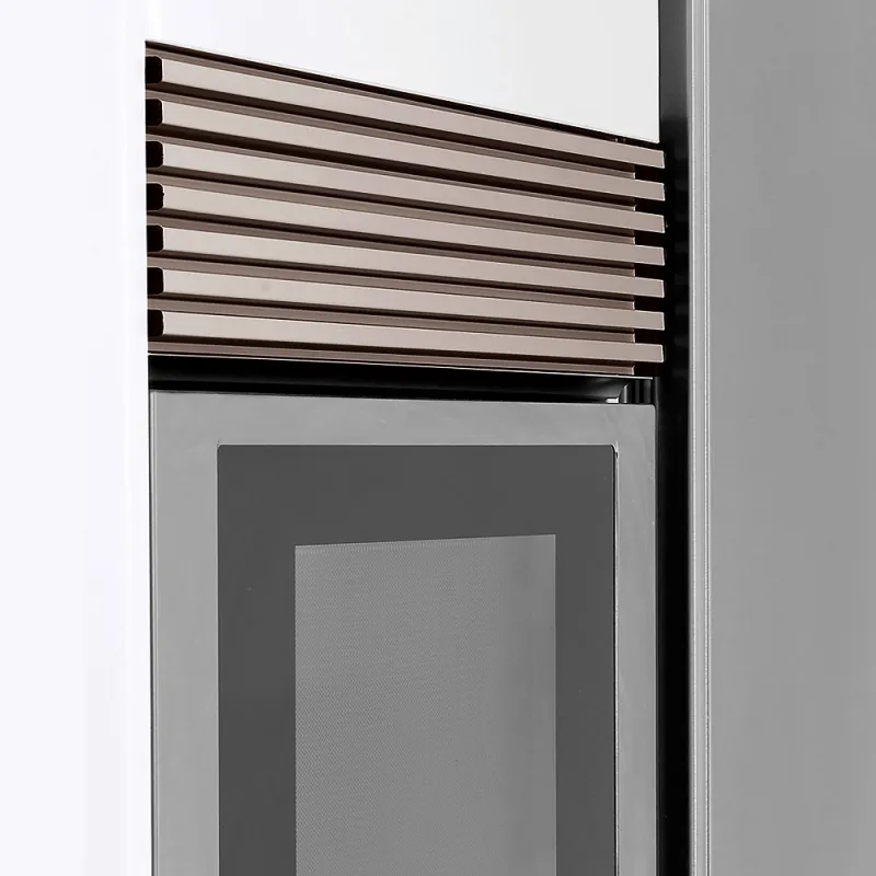 Grille de ventilation pour meubles hauts au-dessus des appareils électroménagers, 600 mm TIFFANY / Inox