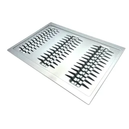 Porte-assiettes pour tiroir de 800 mm / Gris métallisé