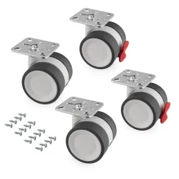 Set de roulettes BOWL 50 / Gris