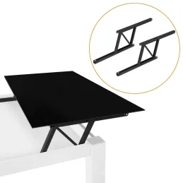 Mécanisme relevable pour table basse FUTURO / Noir mat