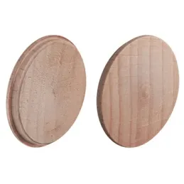 Cache-trou en bois de 35 mm – 10 pièces / Hêtre