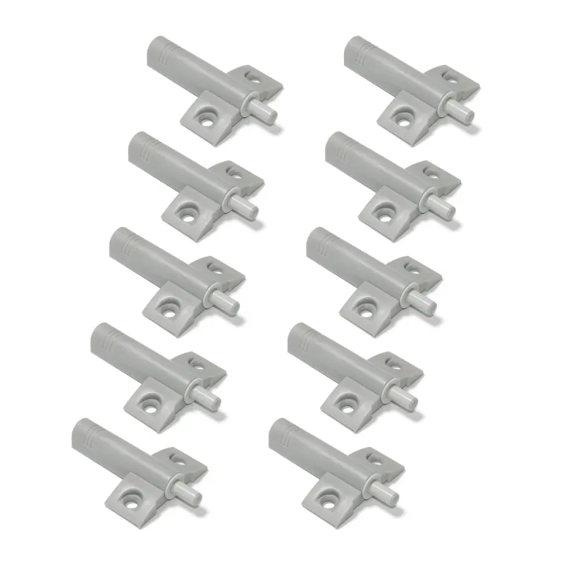 Amortisseurs universels pour portes MINIDAMP – 10 pcs / Gris