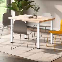 Lot de 4 pieds de table ORION / Blanc mat