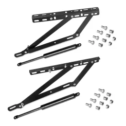 Kit de mécanisme de relevage de lit avec pistons pour largeur CANAPE 90 / Noir