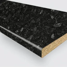 Plan de travail KRONOSPAN Flint Noir mat / K210 PE