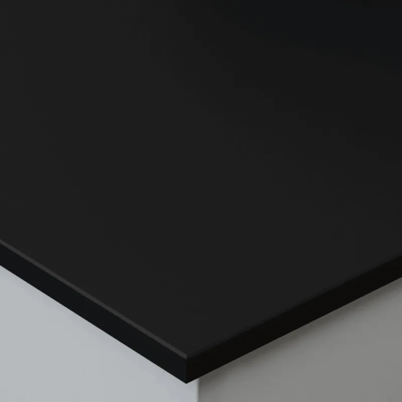 Plan de travail compact Nero Ingo super mat (noyau noir) / 0720 NTM
