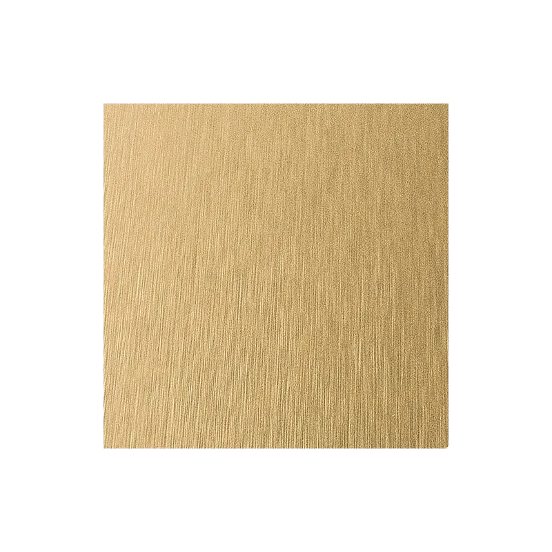 Panneau MDF KRONOSPAN avec stratifié métallique doré brossé AL04/6055