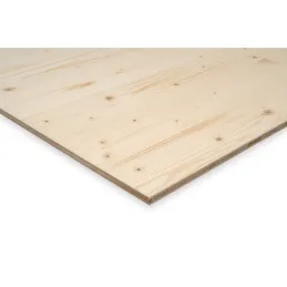 Panneau 3 plis en épicéa SMREK B/C 2500 x 2050 mm