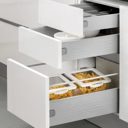 Tiroir métallique ULTRABOX 118 mm / Argenté