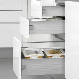 Tiroir métallique ULTRABOX 118 mm / Argenté