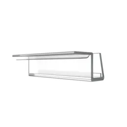 Profil vertical d’étanchéité pour porte de cabine de douche 2500 mm / Transparent