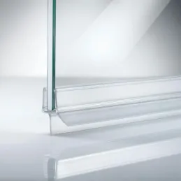 Profil d’étanchéité inférieur pour porte de cabine de douche 2500 mm / Transparent