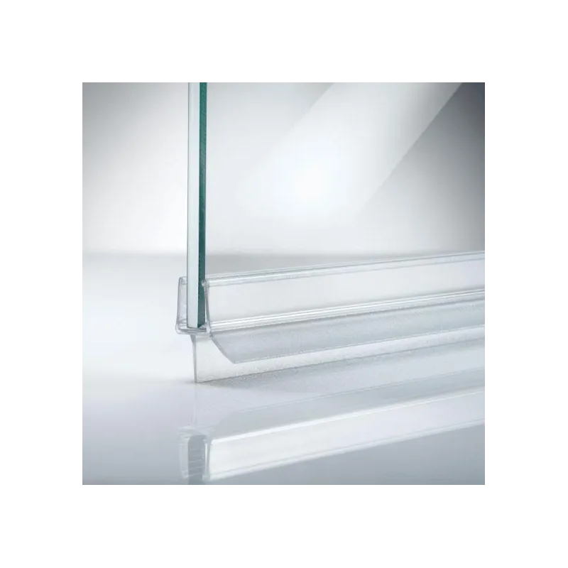 Profil d’étanchéité inférieur pour porte de cabine de douche 2500 mm / Transparent