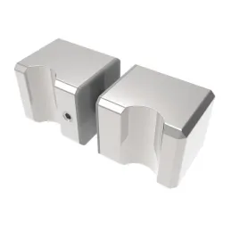 Poignée double KALLA / Inox brillant