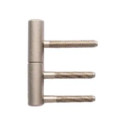 Charnière de porte 3D BAKU / Nickel satiné