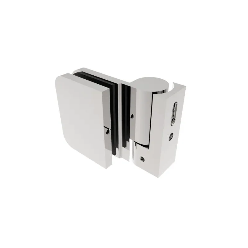 Charnière de porte de douche SPECIALE mur/verre – Chrome brillant