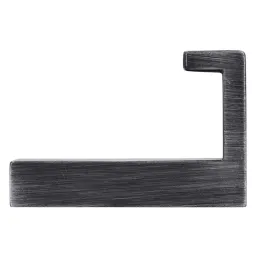 Patère OMEGA S / Fer noir brossé
