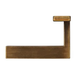 Patère OMEGA S / Laiton brossé
