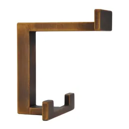 Patère OMEGA S / Laiton brossé