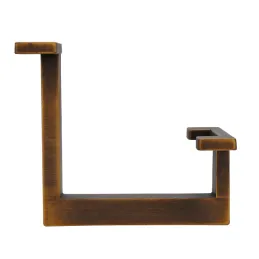 Patère OMEGA S / Laiton brossé