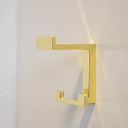 Patère OMEGA S / Laiton brossé