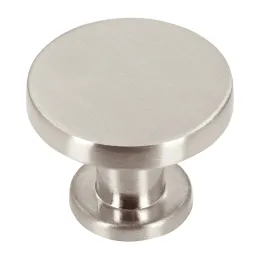 Poignée bouton DOMINICA MAXI / Nickel brossé