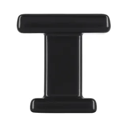 Bouton de meuble EMA MINI / Noir mat