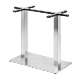 Pied de table URBAN DUO / Acier inoxydable
