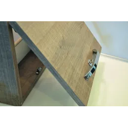 Serrure pour caravane / Nickel brossé