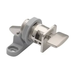Serrure pour caravane / Nickel brossé