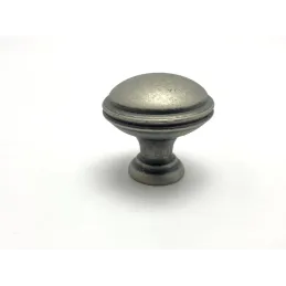 Bouton de meuble ARLES / Argent vieilli