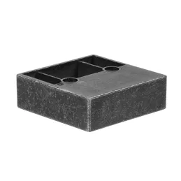 Pied en plastique 20 mm 60x60 / Patine noire