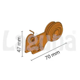 Molette supérieure FAST S RAM/paire