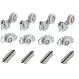 Kit pour deux portes coulissantes FAST S 50 kg
