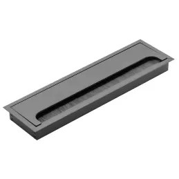 Passe-câbles MERIDA 280 x 80 mm / Noir