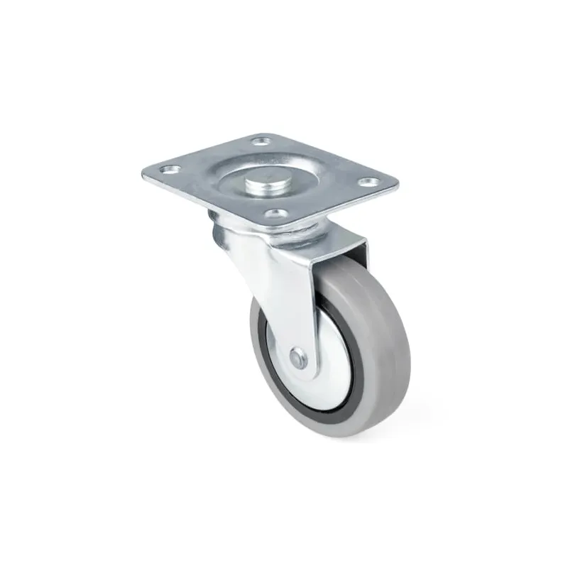 Roue de meuble LIBRA 30 mm sans frein / Grise