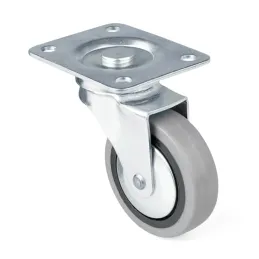Roulettes de meuble LIBRA 60 mm sans frein / Gris