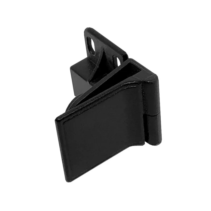 Charnière centrale pour porte en verre UNION sans perçage / Noir mat