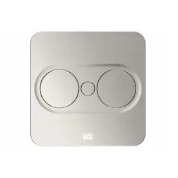 Prise électrique Twist square 1x 230V + USB A-C / Inox