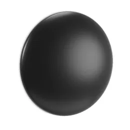 Butée de porte autocollante INTRO / Noir mat