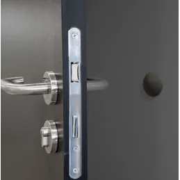 Butée de porte autocollante INTRO / Noir mat