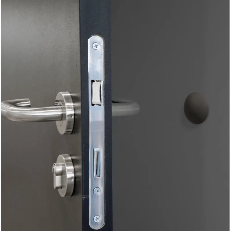 Butée de porte autocollante INTRO / Noir mat